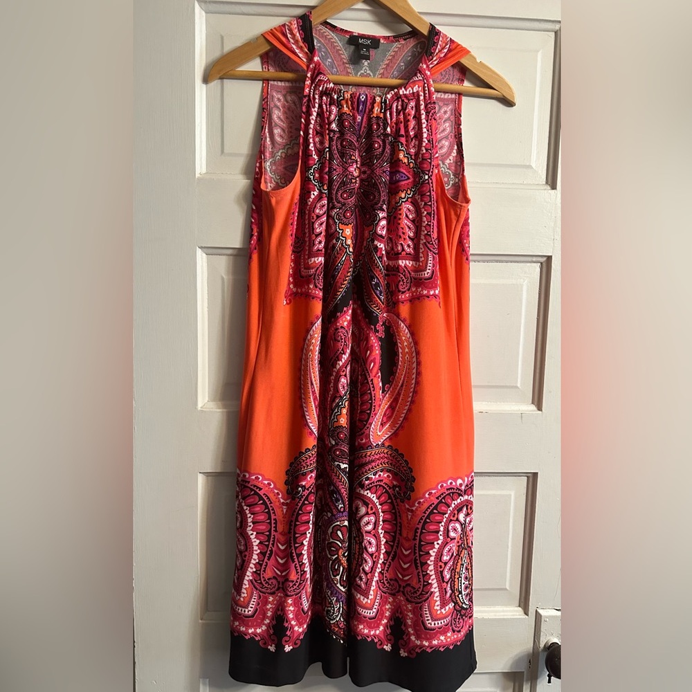 ❤️ 3/$15 MSK Paisley Print Sleeveless Dress